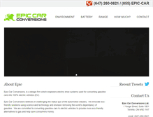Tablet Screenshot of epiccarconversions.com